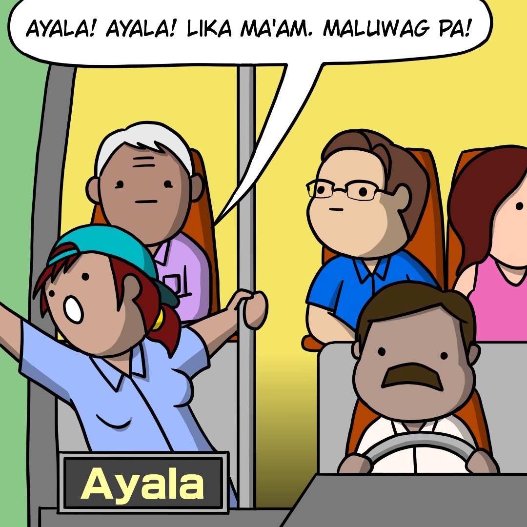 TokwaFrappe's tweet photo. Marami talagang mga bastos sa mundo. (Thanks to my good friend Gelo Singson for sharing his true story!)
...
#preggy #notpreggy #sorryna #buntis #bus #konduktora #dailylife #commutelife #ayala #commuter #relatable #comics #webcomics https://t.co/i0Ze6CKH6j