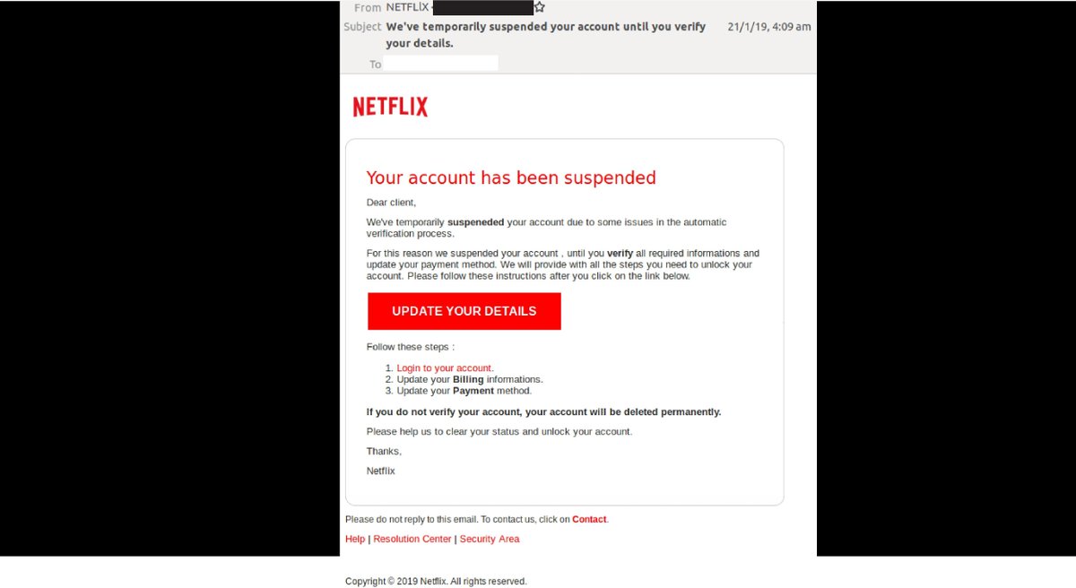 MailGuard's tweet photo. #ScamorSafeChallenge 1 - Is the below email a scam, or a safe one? Comment below
#AreYouSmartEnough #WouldYouRespondToThisEmail #EmailSecurity #MailGuard #Cybersecurity https://t.co/hGLLot7TLm