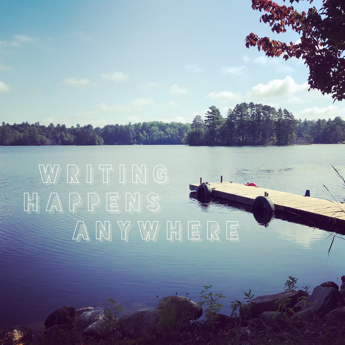 EmilyWritesLLC's tweet photo. If you’ve ever hit a creative block, you know that sometimes a change of scenery does the trick! 

#lakelife #summerinwisconsin #emilywrites #entrepreneurlife https://t.co/QTUQT92HXl