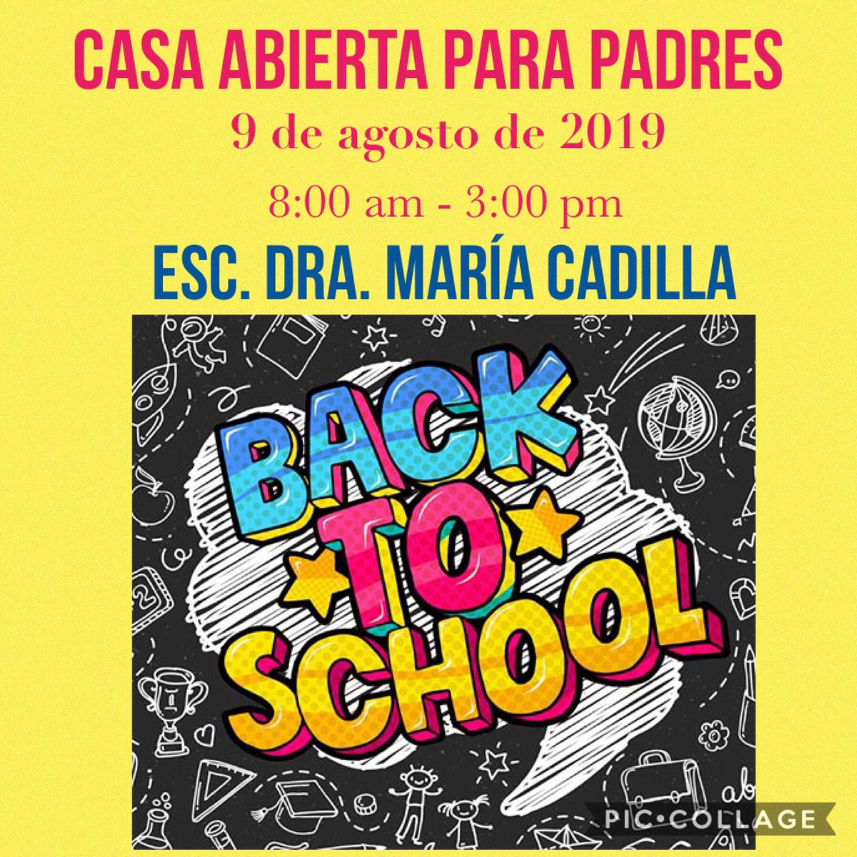TeamCadilla's tweet photo. Les esperamos en nuestra escuela #EducacionPR #UnaEscuelaConIdentidad https://t.co/3Dx4jyuWyA