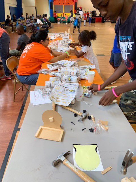 Enjoyed the kids workshop today helping over 150 kids build kits.