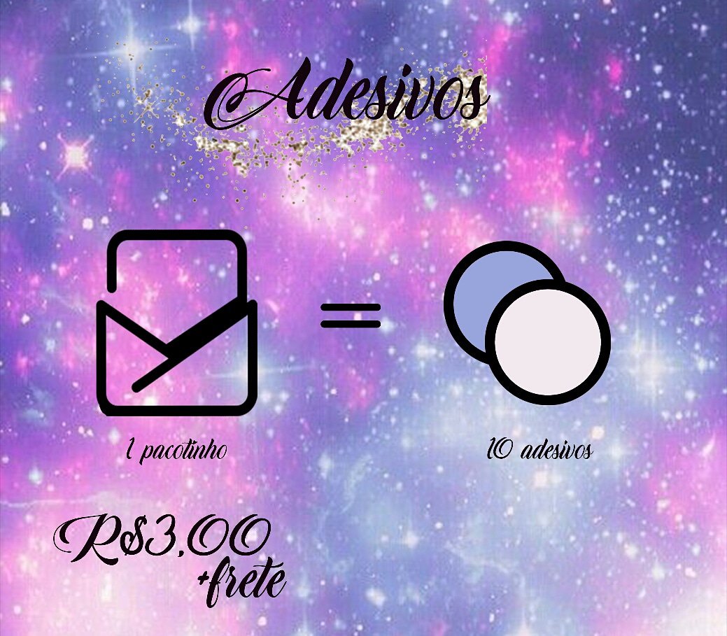 starlightstore4's tweet photo. Pacotinho de adesivos com 10un
R$ 3.00 +frete
(Adesivos redondos no tamanho 4.5×4.5,outros tamanhos e quantidade entra em contato para orçamento)
Pedidos pela DM

#kpop #fanmade https://t.co/yUVwPEoazI