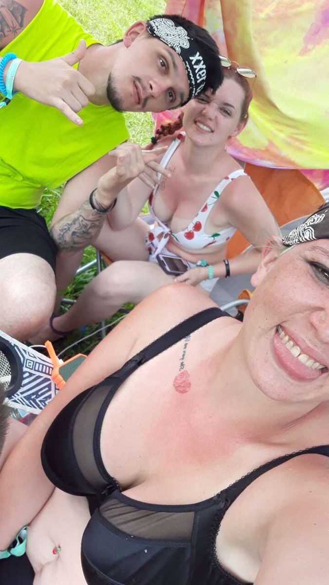 srw1496's tweet photo. Camp neighbors and new friends who loved my disco titties ♥️ #ESTFEST6 https://t.co/QEUirxNPmE