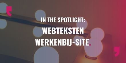 𝚂𝚙𝚘𝚝𝚕𝚒𝚐𝚑𝚝 💡 Webteksten die het échte verhaal vertellen hoe het is om bij jouw organisatie te werken. Inclusief een dosis EVP, een SEO-sausje en in de juiste tone of voice. Zo bereik je jouw doelgroep bij de werkenbij-site. Check: voortekst.nl/webteksten-wer…