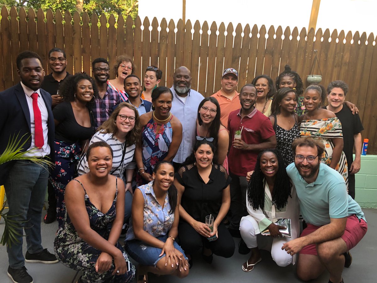 BlackFortyFour's tweet photo. Thanks to all of the #ObamaAlumni who came out today to celebrate @BarackObama’s birthday. #StillFiredUp #StillReadyToGo #Black44 #Forever44 https://t.co/o9RKzW7FMA