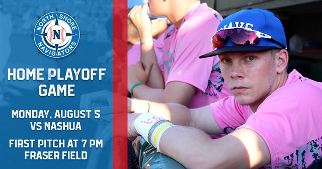 For the first time since 2016, there will be playoff baseball at Fraser Field! 

We're hosting <a href="/SilverKnightsNH/">Nashua Silver Knights ⚔️🛡⚾️</a> at 7 p.m. tomorrow in a single-elimination contest.