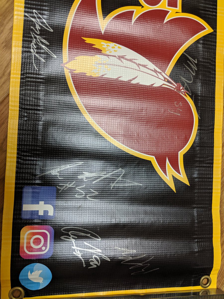 UtProsim540's tweet photo. My #RedskinsTweetTeam banner is filling up! Thank you Bostic, Haskins, Way, Everret, Martin, Humphrey, Holtz, Kerrigan, Ioannidis, Moreland, Gruden and Doug Williams 🏹🏹 #HTTR https://t.co/yyNZSBC2Ui