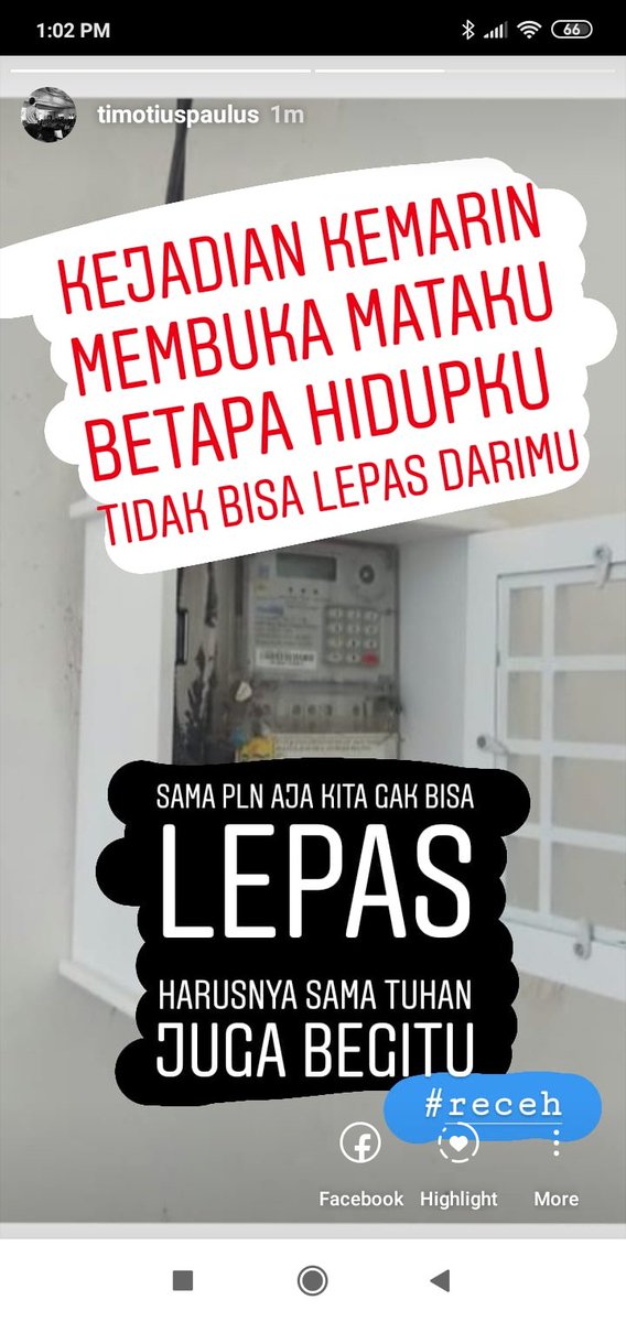 timotiuspaul's tweet photo. Mataku baru terbuka... #quotereceh #matilampulagi #matilampu #listrikpadam #listrikmati #PLNDown #SavePLN #semangatpln https://t.co/LLt3imxTMA