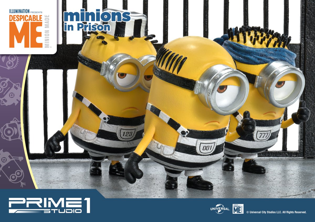 Prime 1 Studio プライムワンスタジオ בטוויטר プライムコレクタブルフィギュアシリーズ から新作登場 映画 怪盗グルー のミニオン大脱走 より囚人服姿のミニオン達が立体化 シリーズ続々登場予定です 今後の新作にも乞うご期待 予約はコチラから