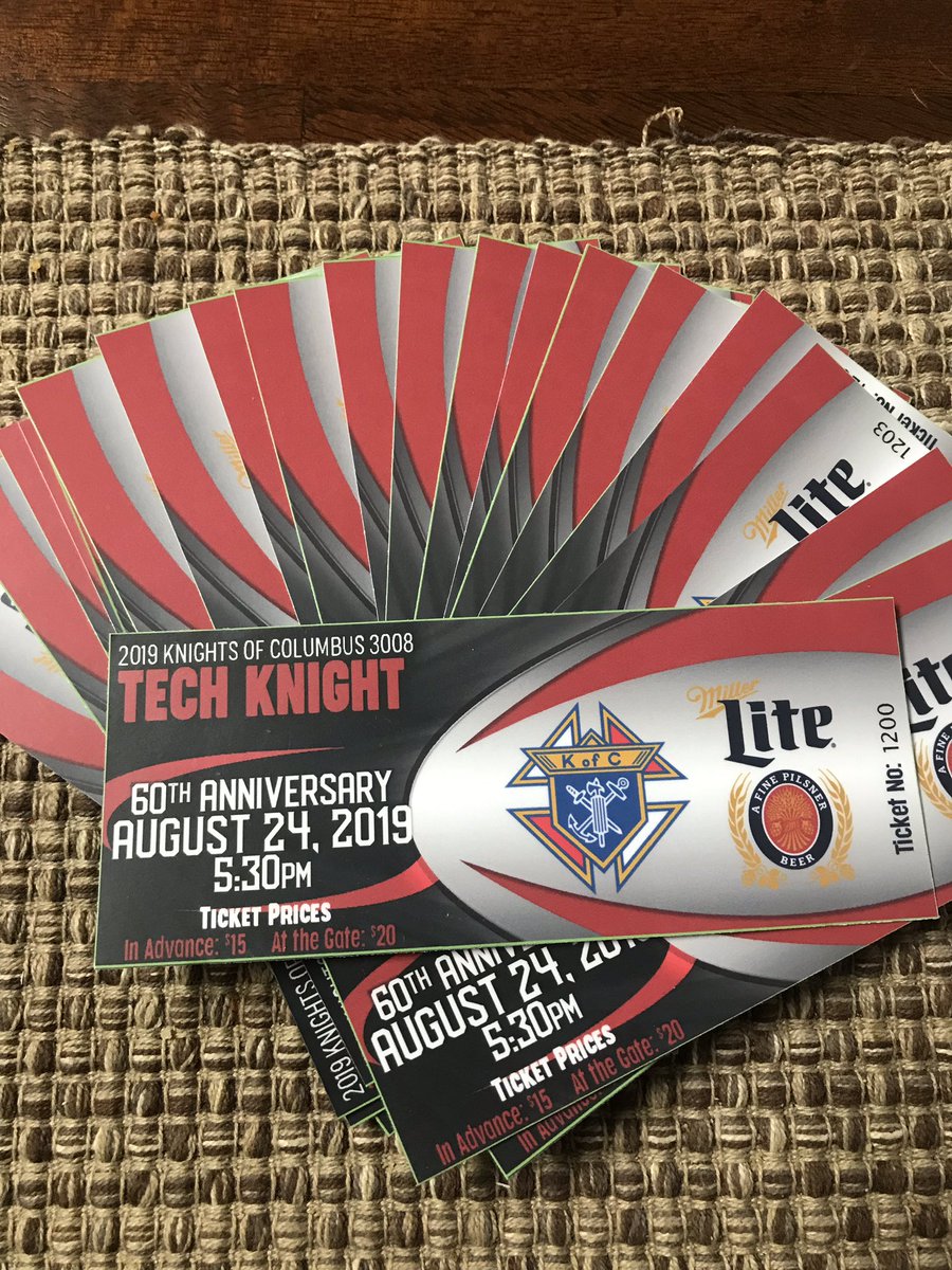 sam19rodriguez's tweet photo. 60th Anniversary Tech Knight Kick-Off August 24th, 2019. https://t.co/G2rgLTI5Cw