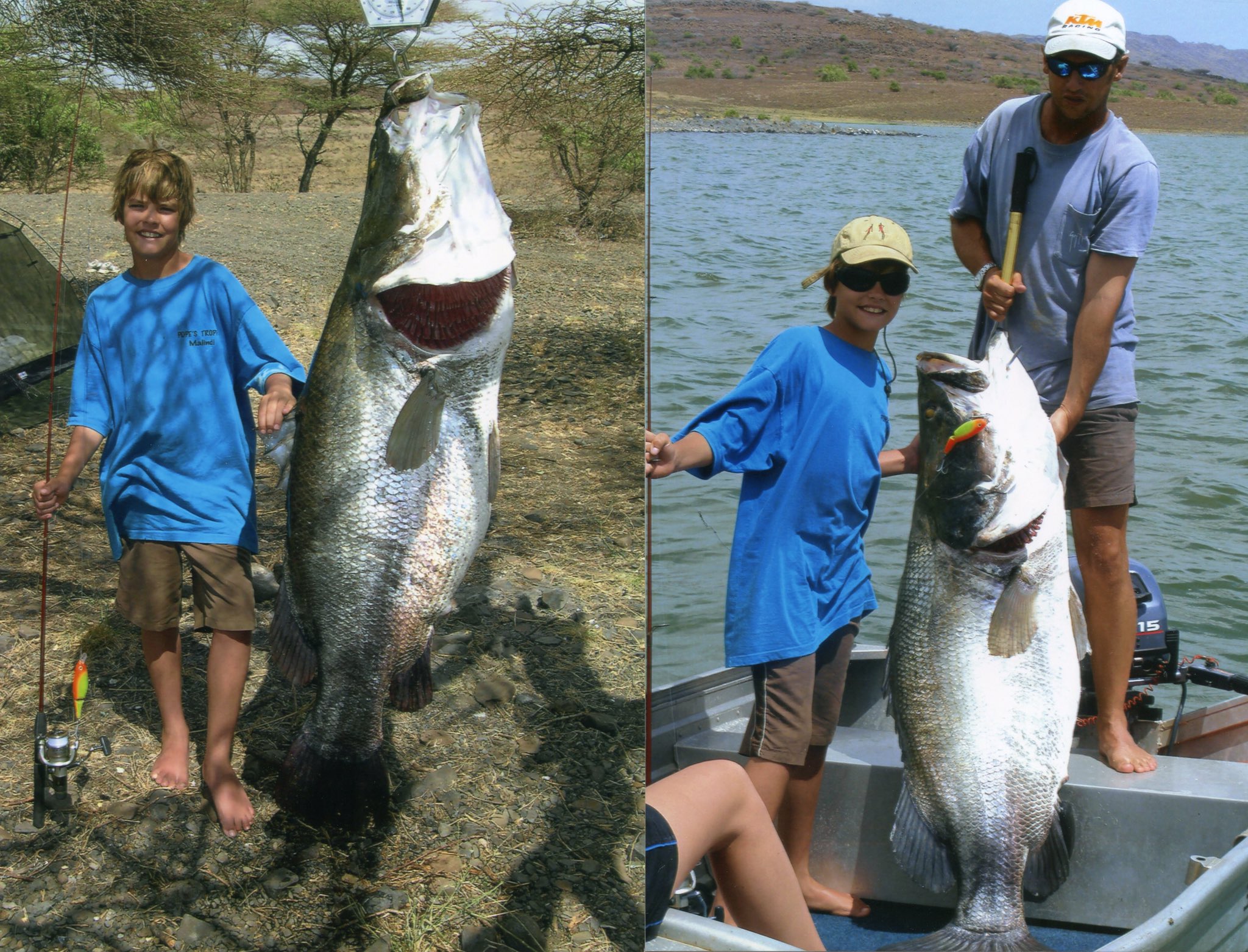 Igfa No Twitter 11 Years Ago Today 11 Year Old Andrew Paul Set The Igfa Male Junior World Record With This Incredible 107 Lb Nile Perch It Took Him An Amazing 2 Hours And 15 Minutes To Reel In The Perch After It Struck A Double Jointed Shadrap That He