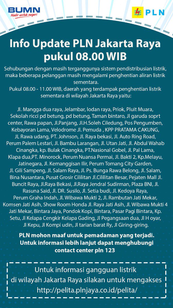 PT PLN (Persero) (@pln_123) on Twitter photo 