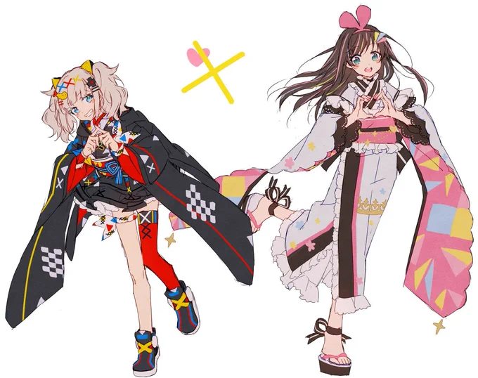 ✖月ちゃんとアイちゃん❤ 