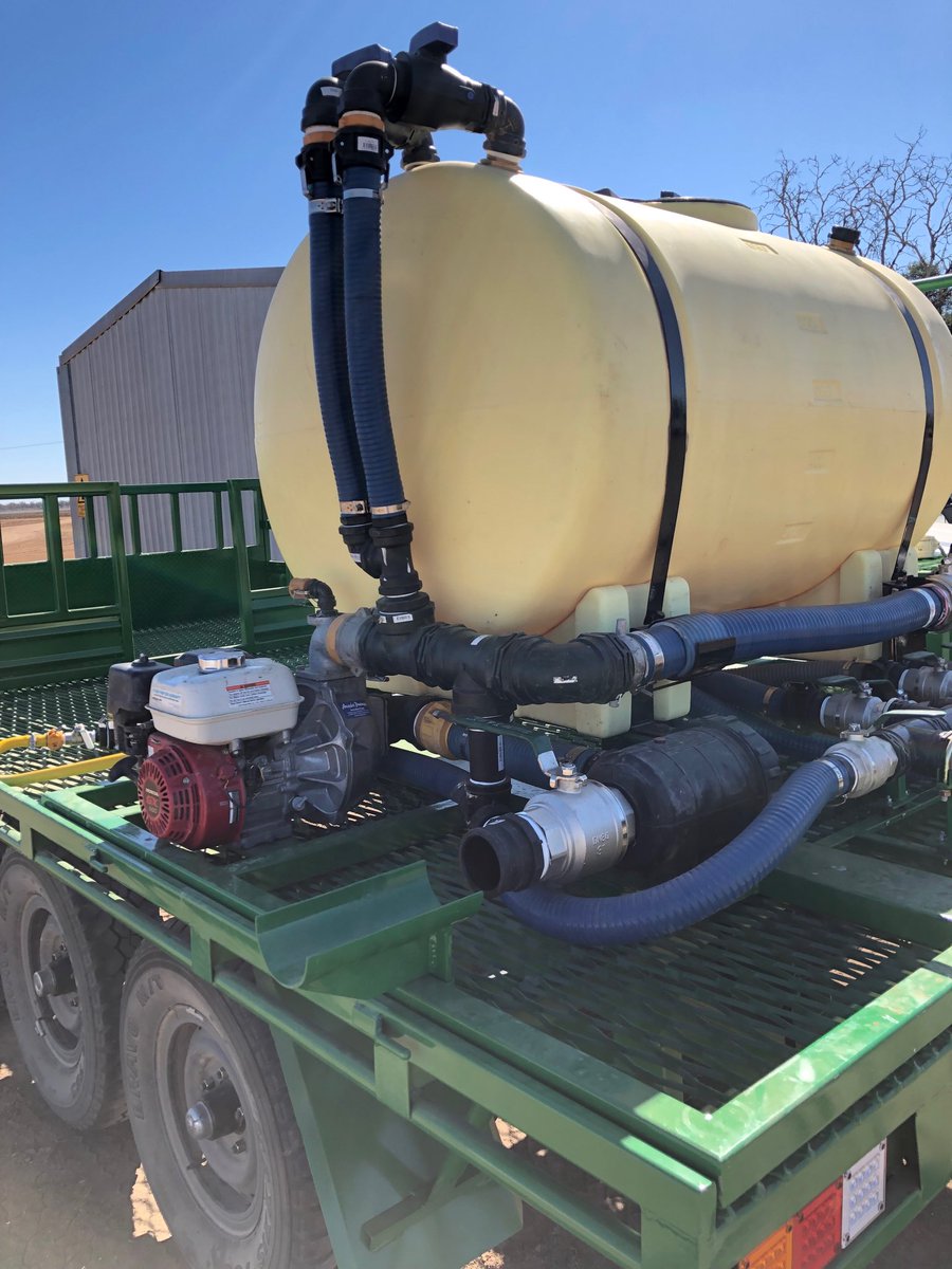 Now taking orders:

Fully customized chemical batching units &amp; trailers

This one takes 4 pallets/shuttles. 3” filling sprayer pump. Separate 3” chem pump. 1000l pre-mix tank. Triaxle with electric brakes. Everything is removable to make a triaxle flat top trailer

DM for details