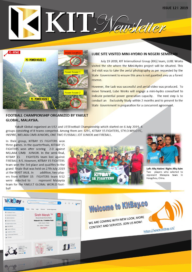 kitbay2018's tweet photo. KITNewsletter (Issue 12) https://t.co/CsXOZ2vVff