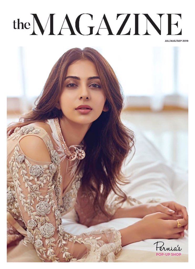 BollywoodH's tweet image. Here comes one more...@Rakulpreet looks stunning on @PerniasPopUp #August Edition...#TheMagazine