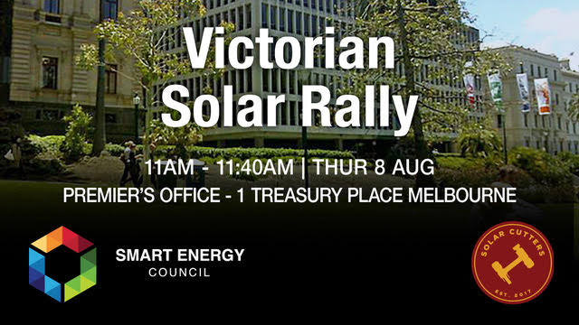 gregferrett's tweet image. Victorian Solar Rally at 11am Thursday - mailchi.mp/ad196f307994/v…