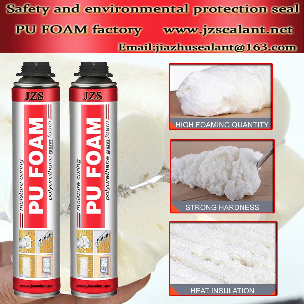 Specializing in the production of polyurethane foam sealant manufacturer！
Customer satisfy is the eternal pursue of corporation.

JINZHU Industrial Co., Ltd
Whatsapp:0086-18631858821
wechat：18631858821
Skype：pu_foam
Email:jiazhusealant@163.com
jzsealant.net