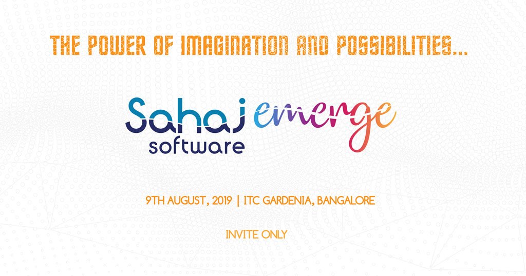 SahajSoftware's tweet photo. 'The power of imagination and possibilities...' @SahajEmerge Bangalore ITC Gardenia 9th August -concepts, experiences, ideas and discussions on the future of technology with the best from the Industry.  #Leadership #CEO #CTO #Tech #Experience #AI #ML #Products #Innovation #Events https://t.co/PKVZ3LlKqx
