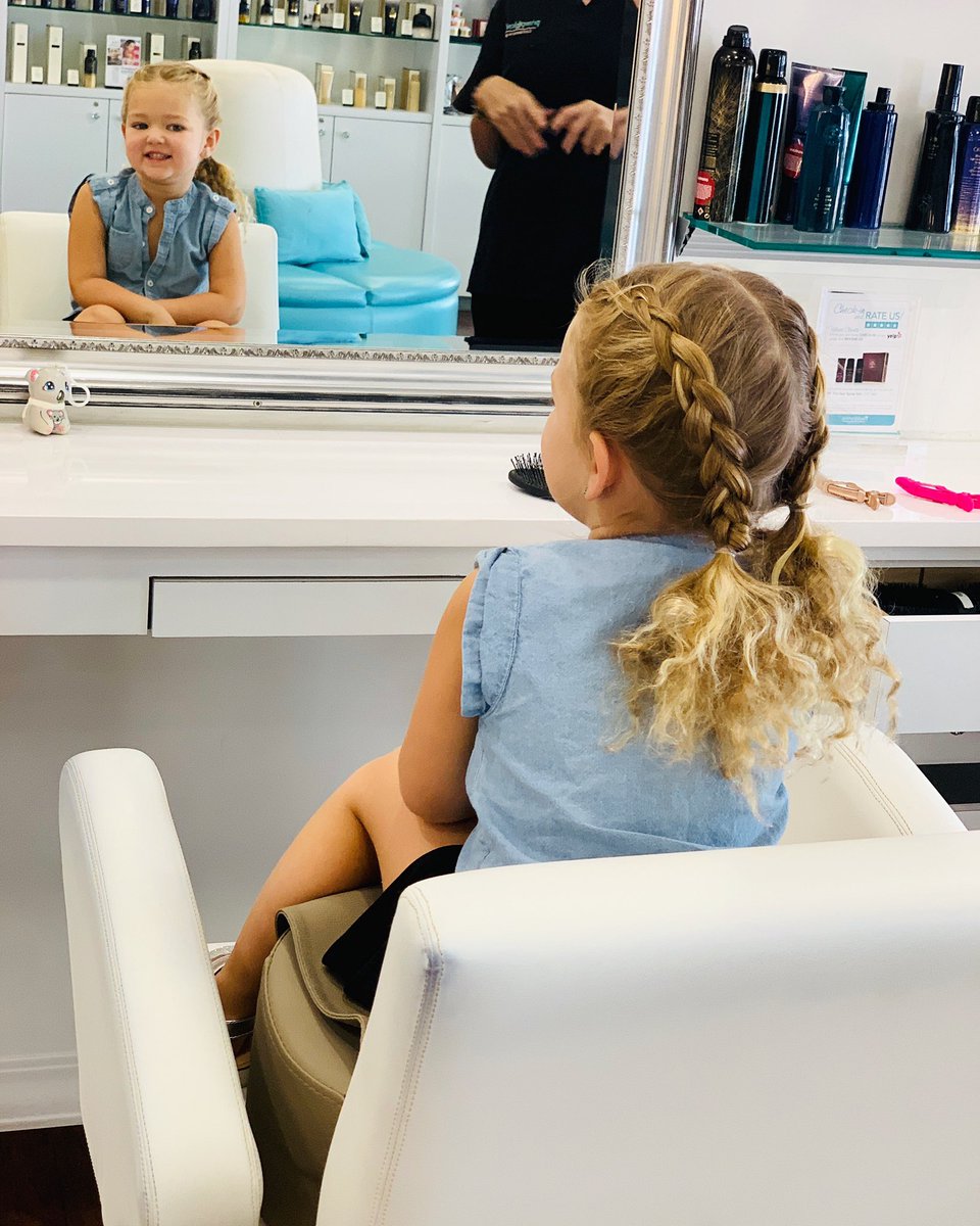 PrimpandBlow's tweet image. Love these curly “boxer braids” on this little Primp Princess! By our incredible stylist X at our @highstreetaz location! Book back-to-school hair for your little ones at primpandblow.com #blowdrybar #braidbar #boxerbraids #dutchbraids #primpandblow #hair #phoenix #arizona