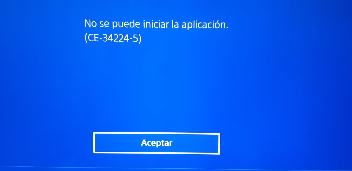 sed exhaustivo Anoi Ask PlayStation on Twitter: "@SantiFurry Pasos para solucionar el error  CE-34224-5 estan disponibles en este enlace: https://t.co/7sXSYUjgQM" /  Twitter