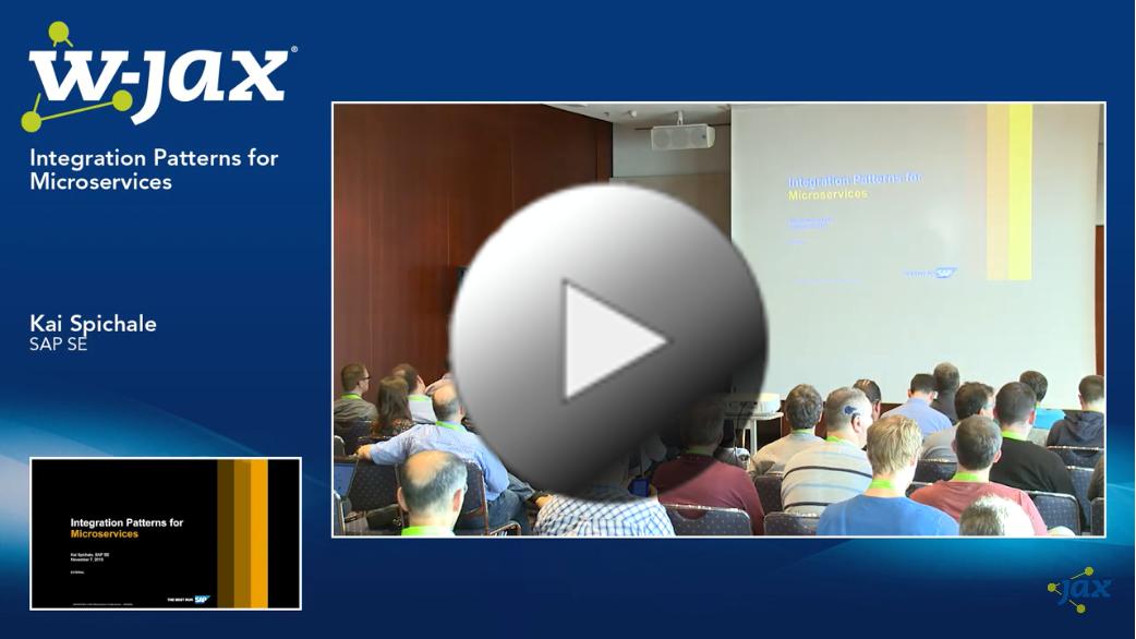 JAXenter's tweet image. Integration Patterns für Microservices bit.ly/31l1cSu #IntegrationPatterns #W-JAX #Microservices #API @kspichale
