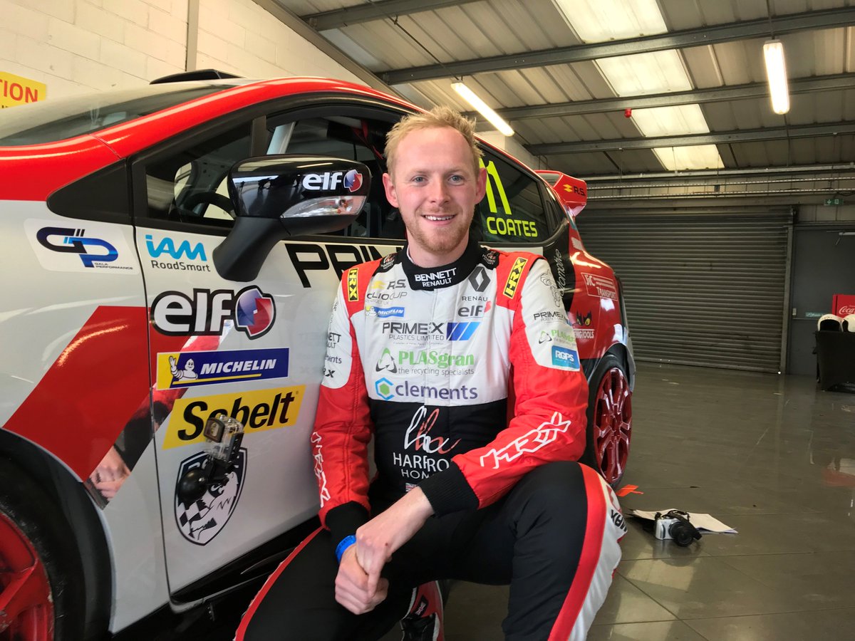 IAMRoadSmart's tweet photo. Congratulations to @MaxCoatesRacing who keeps the lead of the @UKClioCup after a win and sixth place at @SnettertonMSV at the weekend in his @TeamHardRacing car. He scored a F1RST at IAM RoadSmart's #FormulaDriveSmart event and this year he is running our logo on his car. https://t.co/kyNINjekhf