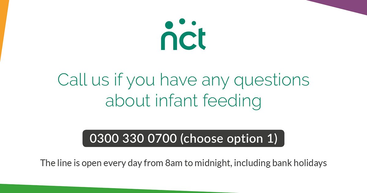Don't forget you can speak to a friendly breastfeeding counsellor on our infant feeding support line. Simply call 0300 330 0700 if you need any support. 💚 #WBW2019 #CelebrateBreastfeeding