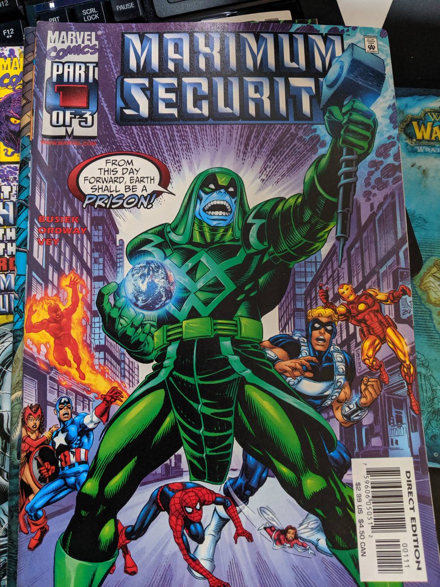 Comics_Un's tweet photo. Who has read Maximum Security? Marvel should do an animated movie about this event. https://t.co/PGQrRJPPCt