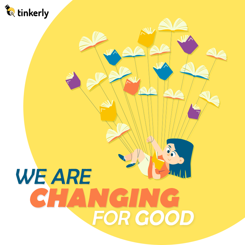 tinkerlygroup's tweet photo. #Change is in the atmosphere today, Change is Good, Change is only constant and WE TOO ARE CHANGING FOR THE GOOD. 

#Rebranding #August5 #Srjna #tinkerly #Innovation #tinkering https://t.co/EHj6qsBTw1