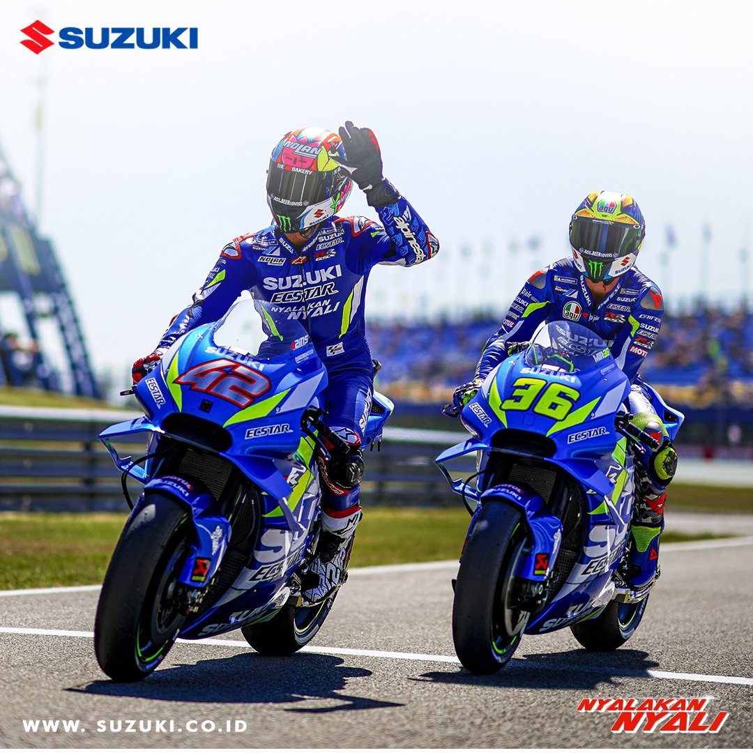 Walaupun kemarin di podium 4 tapi bradsmin bakal dukung terus duo @alexrins dan @joanmir36official supaya bisa masuk podium di race selanjutnya.

#SuzukiIndonesiaMotor #NyalakanNyali #MotoGP2019 #GPCzech #CircuitMasaryk #SuzukiEcstar #DuoEcstar #AlexRins #JoanMir