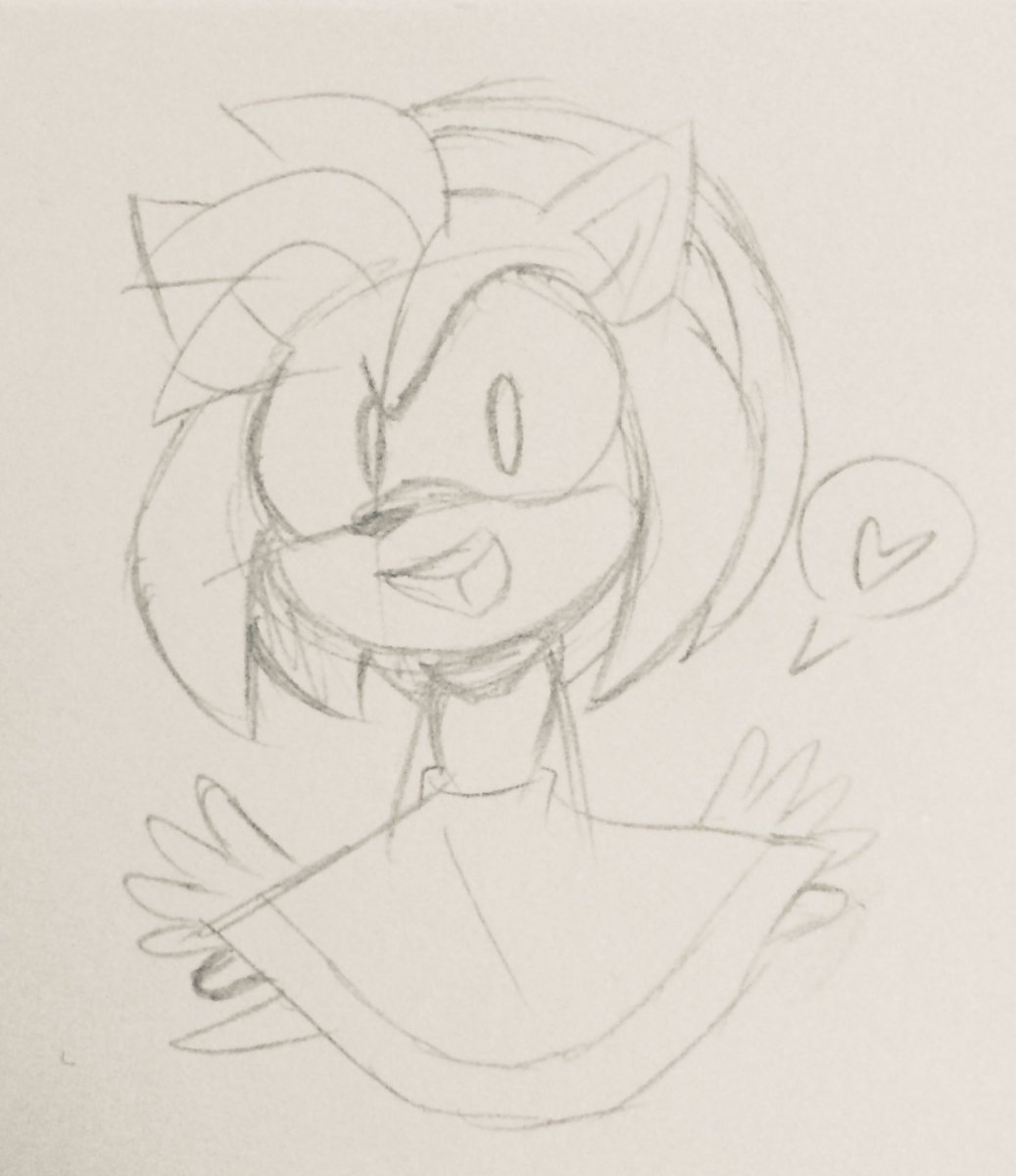 ToastyRaincloud's tweet photo. Super quick Amy Rose because I’m obsessed with her https://t.co/IoK0ithuHD