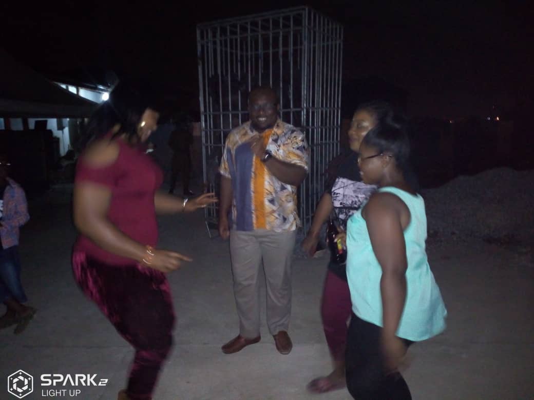 Some scenes from the end-of-course party organised by M. A. Communication Studies students of the University of Cape Coast