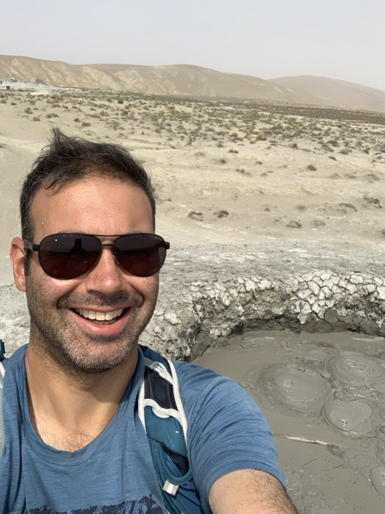ExpeditionBig's tweet photo. Almost half the worlds mud volcanoes are in Azerbaijan (and half of the mud is on the kids!) #enjoyrespectachieve https://t.co/ImhWjlxquj