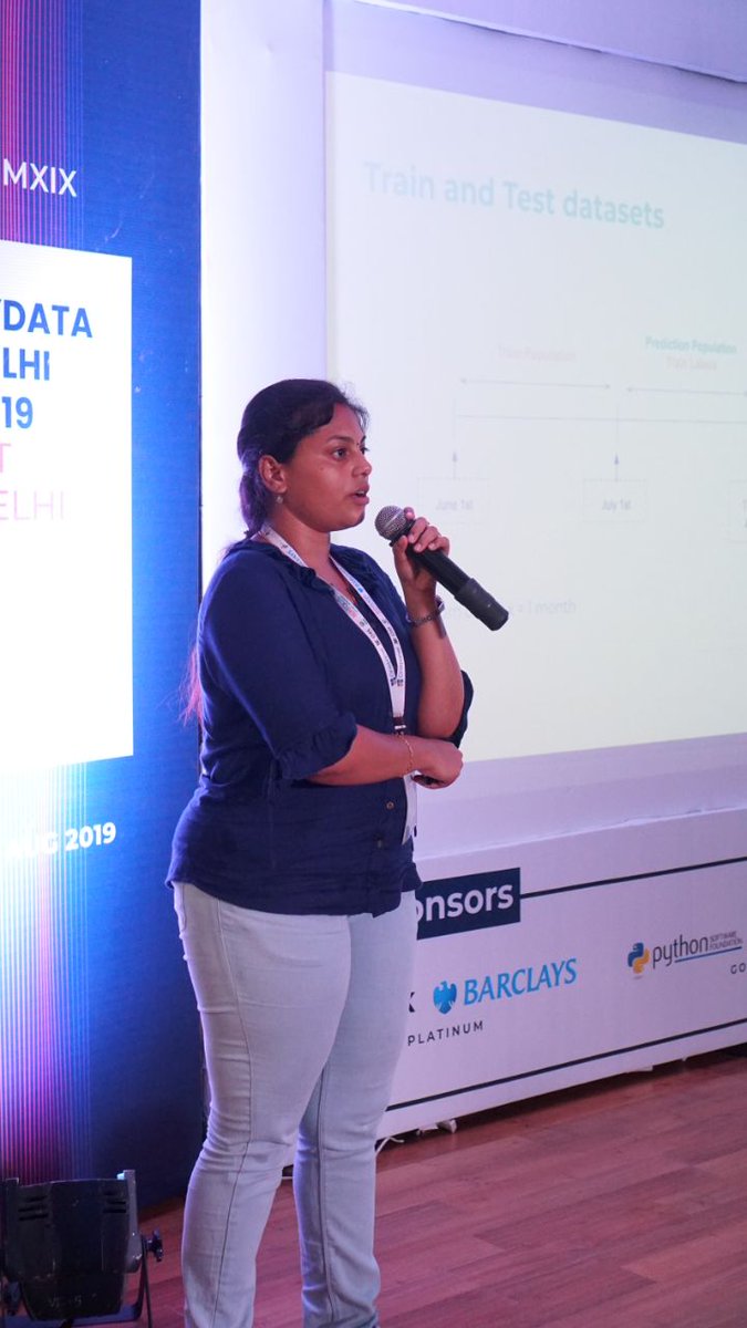 PyDataDelhi's tweet photo. Karthik Vijayakumar and Sruthi S from @gojektech presents a talk on Understanding User Churn in GoPay @ #PyDataDelhi19
@NumFOCUS @PyData #womenintech #conference #DataScience https://t.co/9lBN4GSLEk