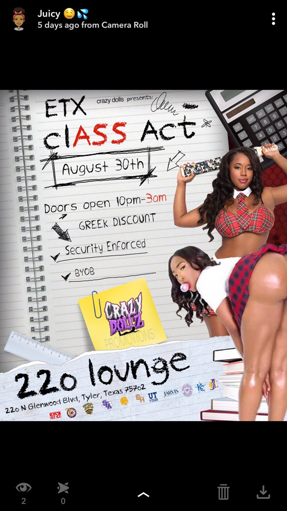 JuicyyMoe's tweet photo. It’s Bitches Like Me 💋 That Make Niggas Follow The To Parties 🙃 So ...Follow Me To @DollzCrazy #EtxClassAct 🎥🎬
Ft. @NubreedPrince 🗣🎤
August 30th 📌
Doors Open 10pm-3am 📌
#GreekDiscount
BYOB
SECURITY ENFORCED ‼️
#PARTYGIRLPROMO ✨ https://t.co/VIGbN3wX6d