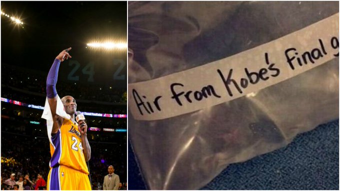 NBA球星的另類拍賣品：Kobe退役戰的空氣拍出1.3萬美元，JR球衣遭勇士球迷瘋搶！-Haters-黑特籃球NBA新聞影音圖片分享社區