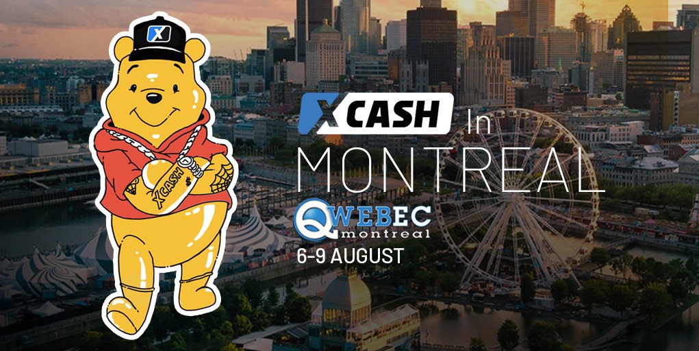 xcashdotcom's tweet photo. First stop in North America for Winnie: @qwebecexpo! Let's catch up in Montreal, our #Dating offers are hotter than ever! See you soon🙌 #xcash #affiliatedatingprogram #datingadvertiser #qwebecexpo #trafficwanted #affiliatemarketing https://t.co/b8oRQi8dt2