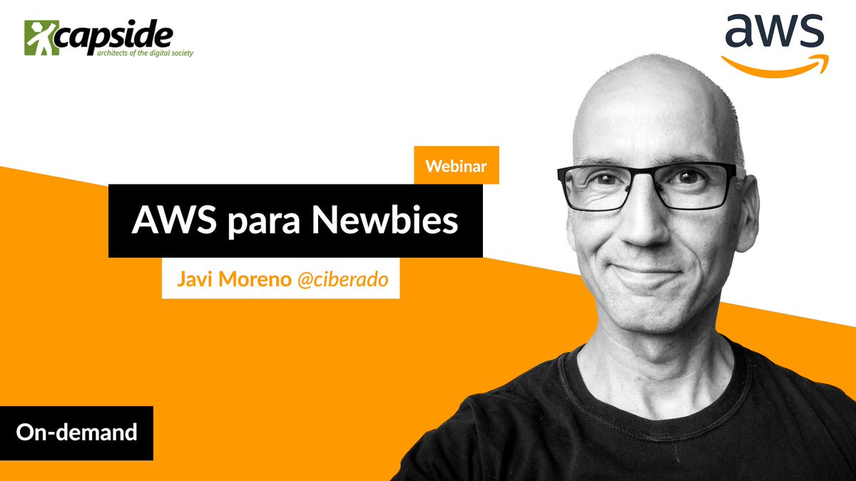 capside's tweet photo. ☁️ ¿Quieres aprender #AWS este verano? 🤔
No te pierdas la serie #AWSparaNewbies con @ciberado 🤓
¡Ahora #ondemand! 🙋♀️ 🙋♂️
Regístrate y recibe un webinar cada dos semanas 🙌
👉 https://t.co/JwLiXuXAu7
–
#capsideLAB #capsideAWS #Cloud #AWS #DevOps https://t.co/6ClMVSefp0