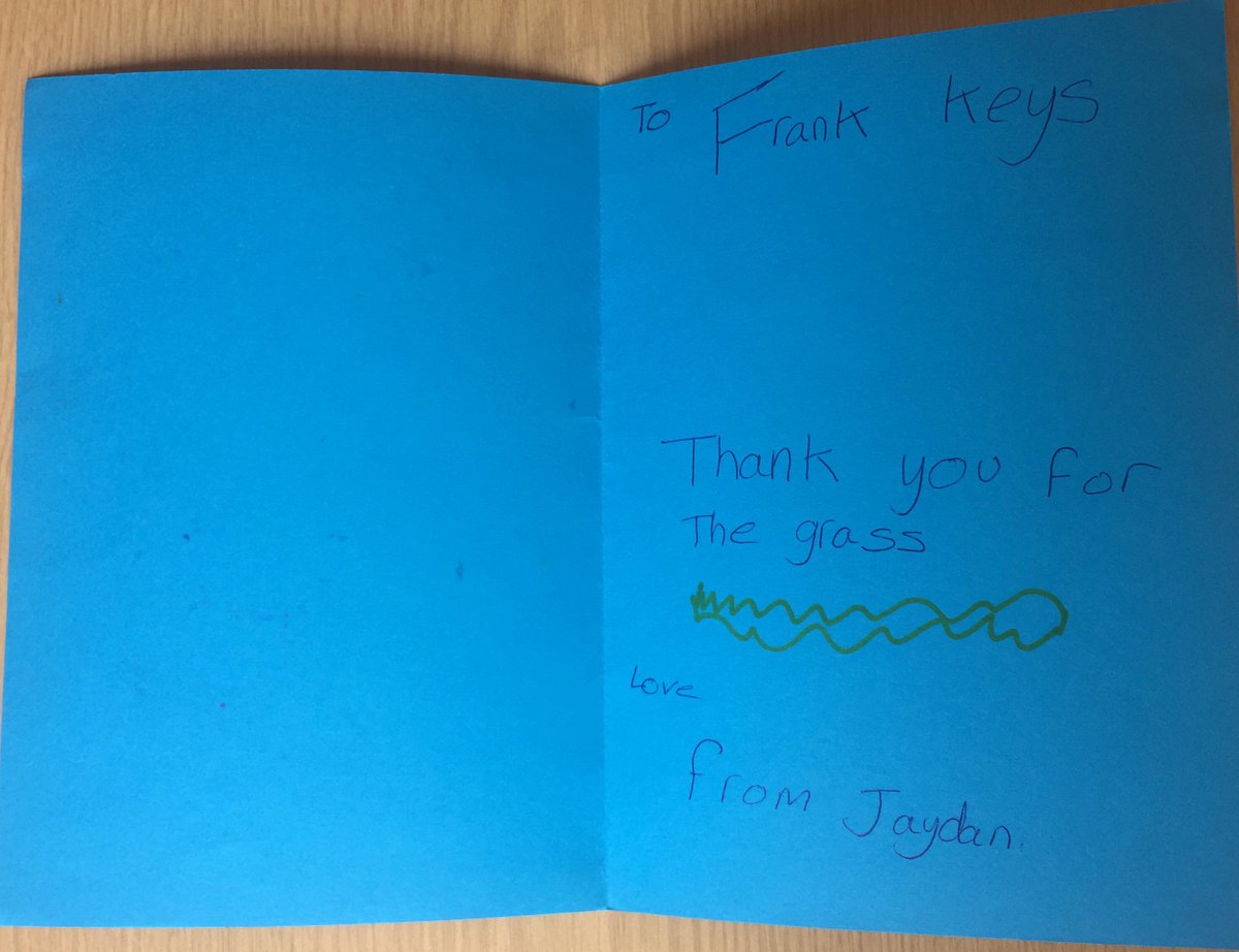 FrankKeyGroup's tweet photo. It was lovely to receive so many 'thank you' cards from Derrymount School after donating artificial grass for their playground. #KeyGiving #FrankKey https://t.co/ovKtLjd1yc