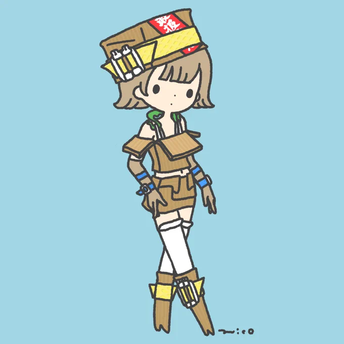 Cardboard box ?

#ハコの日 