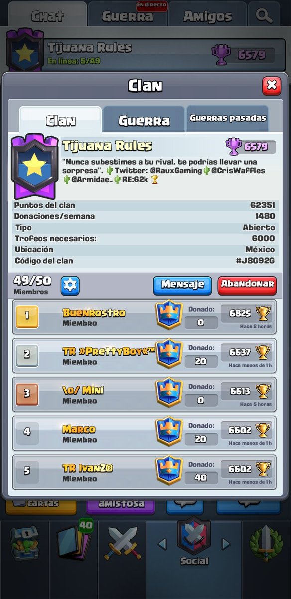 #ClashRoyale 

Cerramos en el top 81 de México. Mucho tilt pero al final se logró buen puesto, esperemos que la siguiente sea mucho mejor 🤠

#FinalDeTemporada