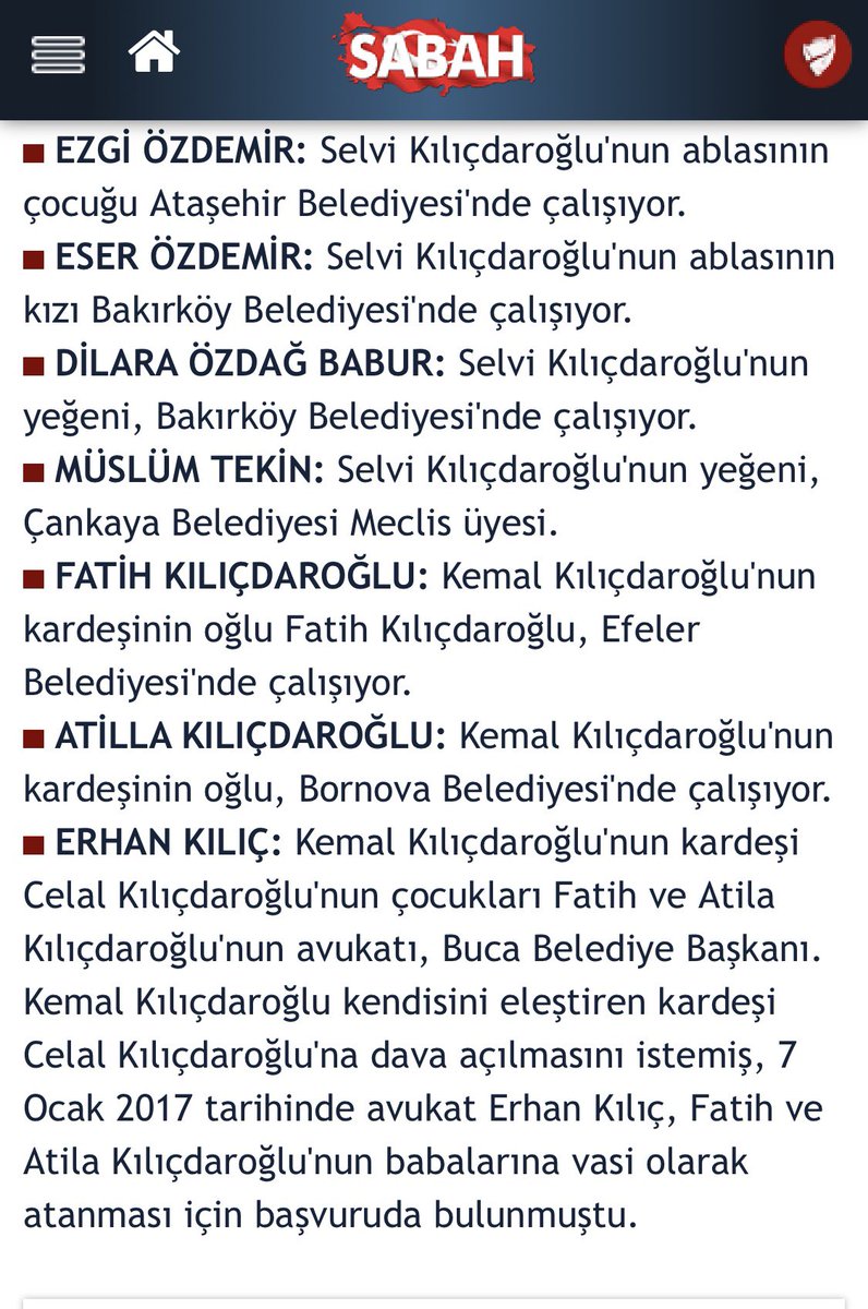 06melihgokcek's tweet photo. YA HAYRET BE...
KONU KILIÇDAROĞLU’NUN AKRABALARI...
BU KADAR İKİ YÜZLÜLÜK OLUR.
KARI KOCA SSK’DA YAPTIKLARI GİBİ BELEDİYELER’DE DE AKRABALARINI İŞE DOLDURMUŞLAR...⤵️
AMA BİR GAZETECİ ÇIKIP DA BU KONUDA SORU SORMAZ... https://t.co/rHTnvqPk0U