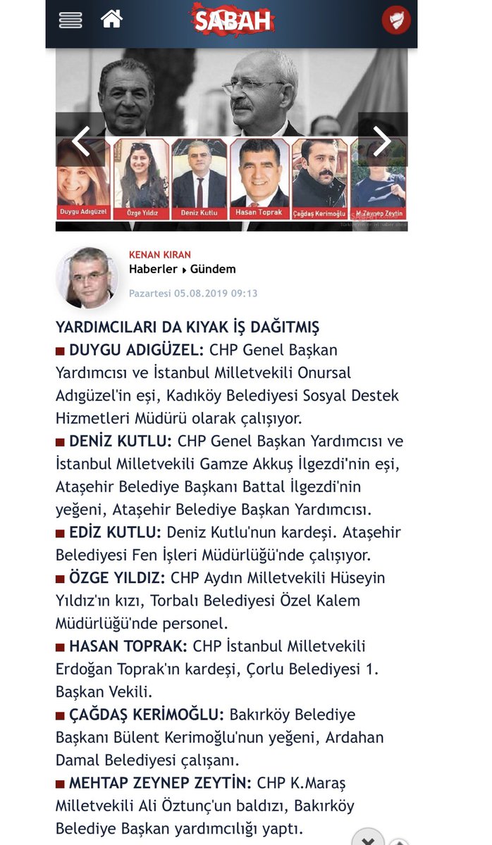 06melihgokcek's tweet photo. YA HAYRET BE...
KONU KILIÇDAROĞLU’NUN AKRABALARI...
BU KADAR İKİ YÜZLÜLÜK OLUR.
KARI KOCA SSK’DA YAPTIKLARI GİBİ BELEDİYELER’DE DE AKRABALARINI İŞE DOLDURMUŞLAR...⤵️
AMA BİR GAZETECİ ÇIKIP DA BU KONUDA SORU SORMAZ... https://t.co/rHTnvqPk0U