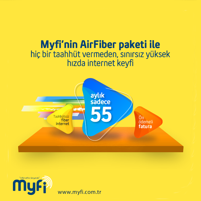 Myfinetwork's tweet photo. Myfi’nin AirFiber paketi ile hiç bir taahhüt vermeden, sınırsız yüksek hızda internet keyfi
https://t.co/i6LNdsqtMp | 0264 440 00 00

#myfi #limitsizinternet #akk #akkyok #aknyok #taahhütyok #fiber #hızlıinternet #kampanya #kotasız #internet #wifi #limitsiz https://t.co/NAFw929pjT