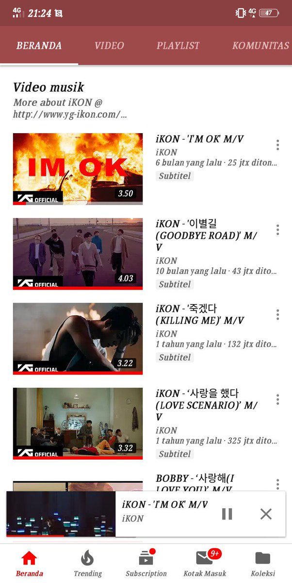 AnnisaE60209772's tweet photo. Ayooo Streaming M/V iKON ❤
#iSTREAMforiKON
#stillunitedfor7kon 
#stillwithhanbin 
#IKON
#MViKON
#Dispatch https://t.co/WOKfqauF2a
