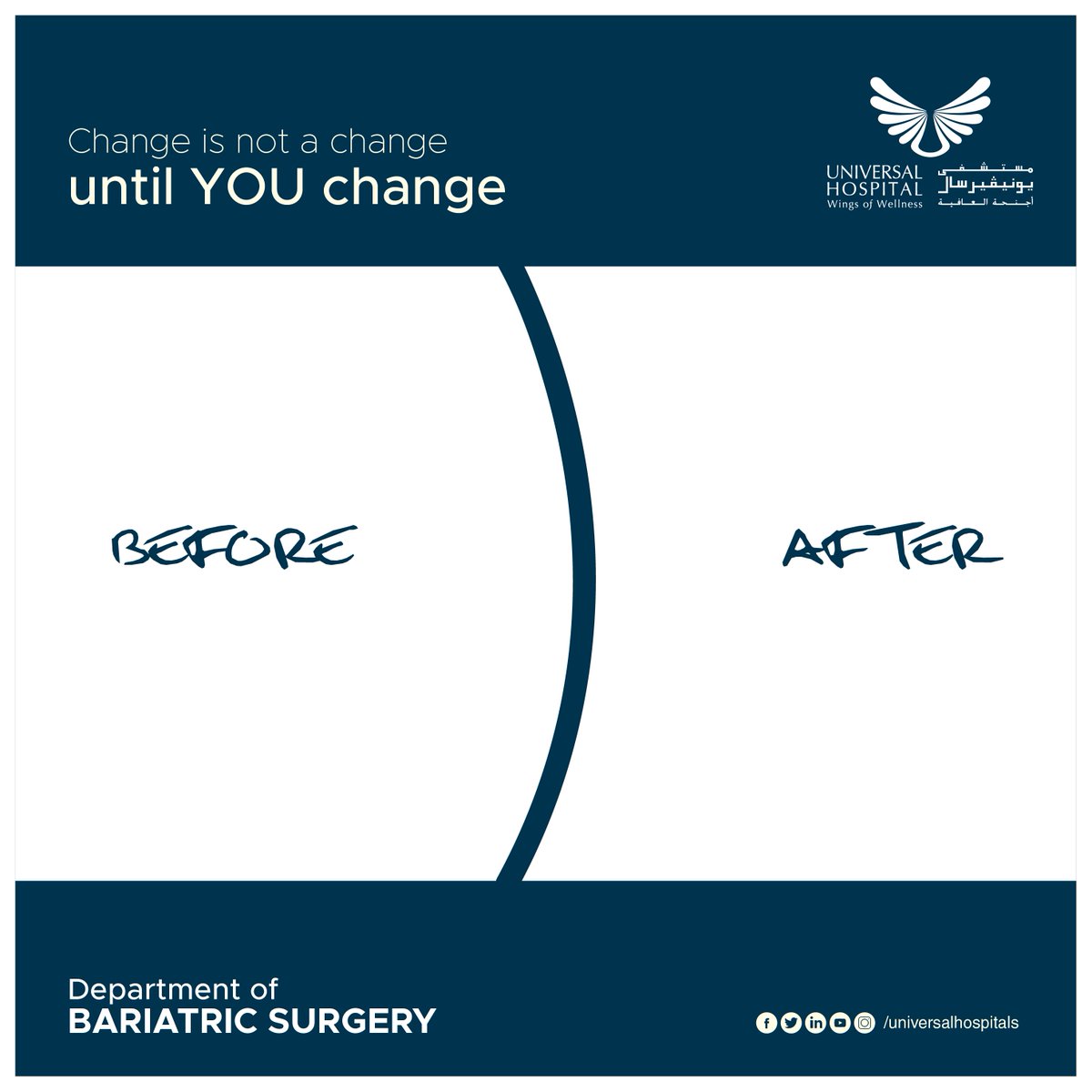The Department of Bariatric Surgery at Universal Hospital has a wide range of services to help you lose weight and become your best self. Your weight loss journey is unique, and we will develop a plan with you that is sustainable, healthy and effective on weight loss.
#obesity