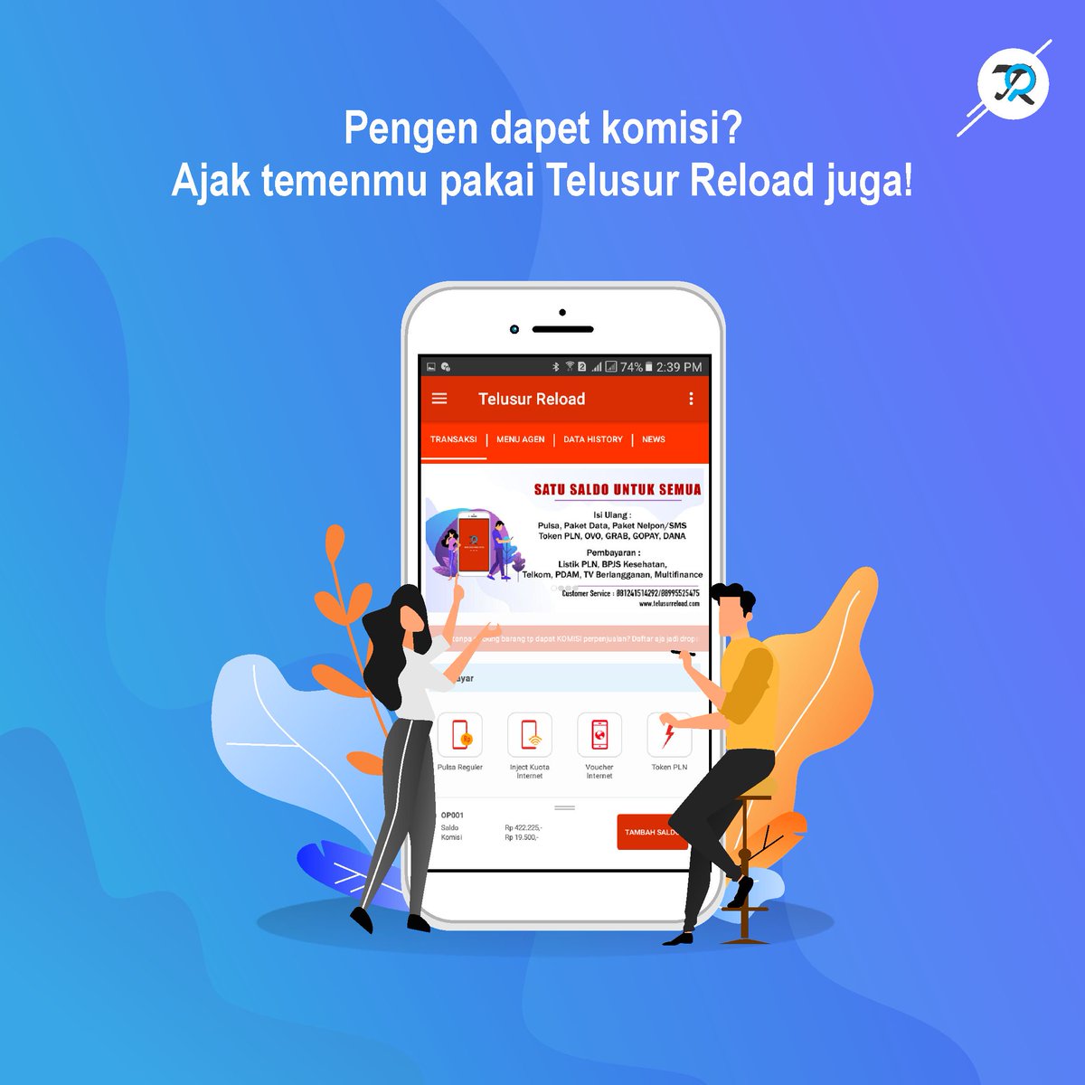 Telusur_Reload's tweet image. Buruan, ajak temenmu buat pakai Telusur Reload. Semakin banyak kamu ajak temenmu, semakin banyak juga komisi yang kamu dapatkan
Info selengkapnya : telusurreload.com/2018/12/komisi…
.
.
#pulsareguler #pulsadata #pulsa #serverpulsajepara #agenpulsa #agenpulsajepara #komisi #bonus