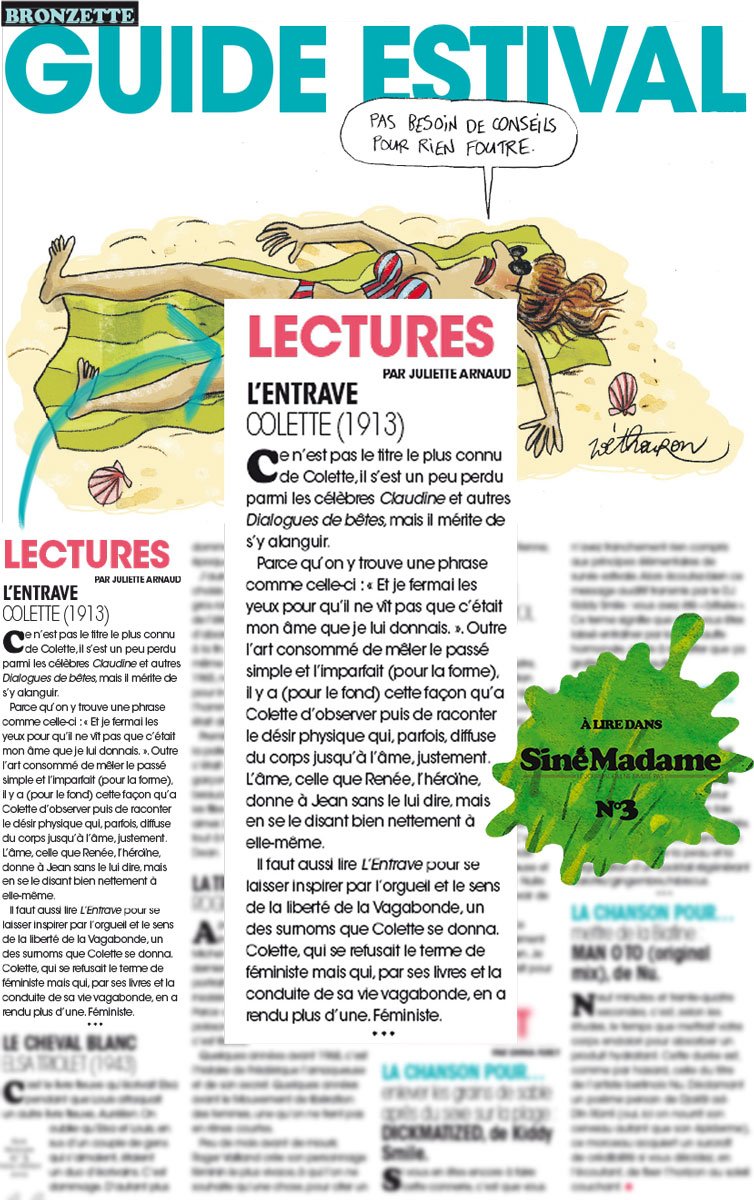 SineMadame's tweet image. [GUIDE ESTIVAL] Dans Siné Madame, Juliette Arnaud vous conseille des #livres de poche à emporter partout.

📌En kiosques. 
#ConseilsLecture #Lecture