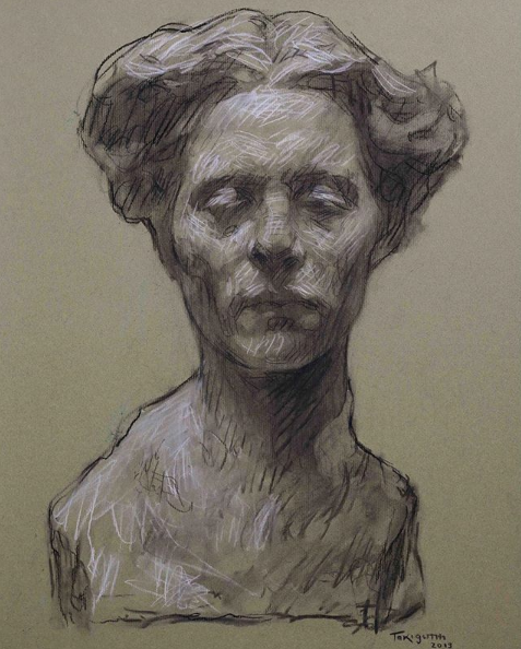 vigeland150's tweet photo. Charcoal #drawing by Brazilian artist Mauricio Takiguthi 😍 #InspiredbyVigeland #Vigeland150 #realism #art #sculpture #GustavVigeland https://t.co/o5bEqQty58